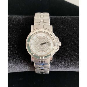 Raymond Weil Parsifal Stainless With Diamond Dial Watch-RARE